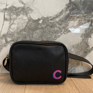Ela Handbags - Belt Bag - Black Pebble